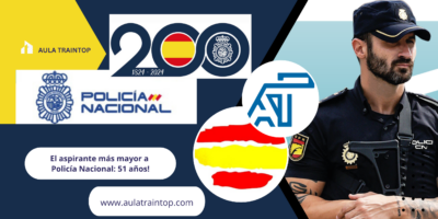 El aspirante con más edad a Policía Nacional