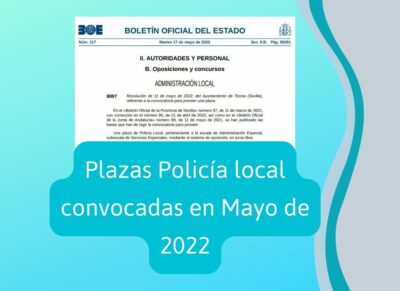 plazas policia local