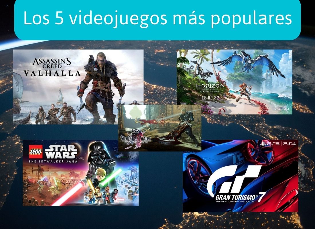 videojuegos populares
